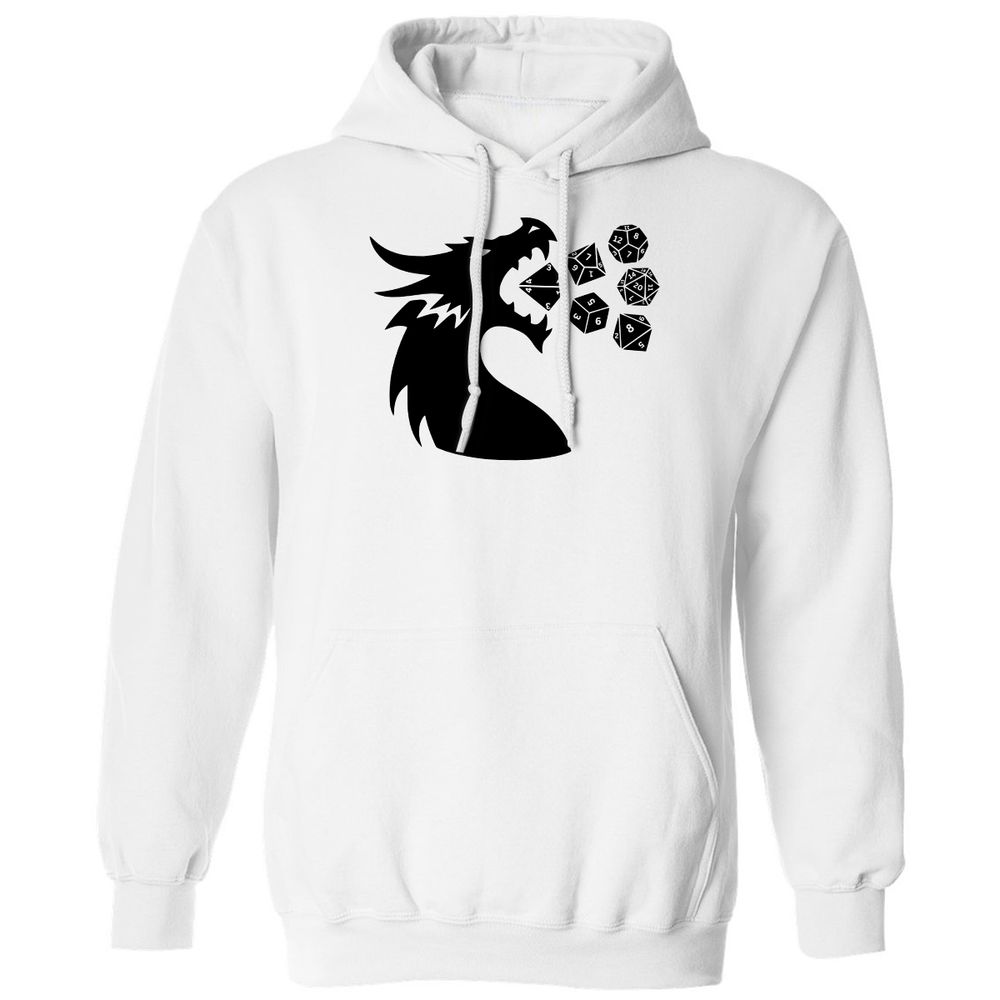 Pac And Dragon Classic Unisex Hoodie - White - 1