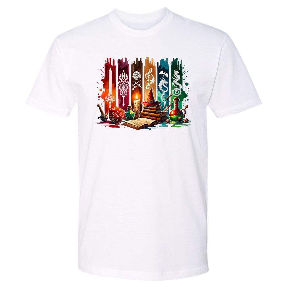 DnD Classes Premium Unisex T-Shirt - White - 1