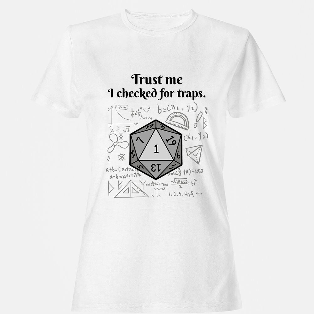 Trust me, I checked for traps. Women's T-Shirt - White - 1