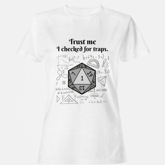 Trust me, I checked for traps. Women's T-Shirt - White - 1