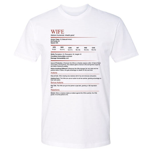 Wife White Premium Unisex T-Shirt - White - 1