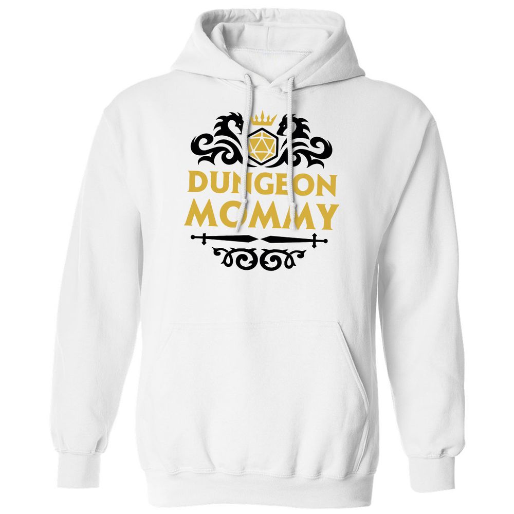 Dungeon Mommy Classic Unisex Hoodie - White - 1