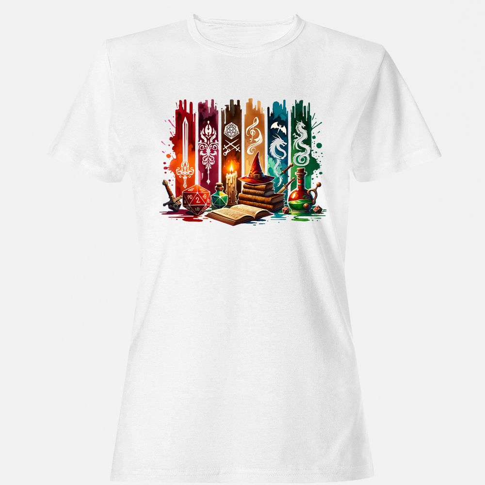 DnD Classes Women's T-Shirt - White - 1