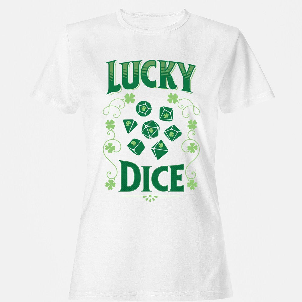 Lucky Dice Women's T-Shirt - White - 1