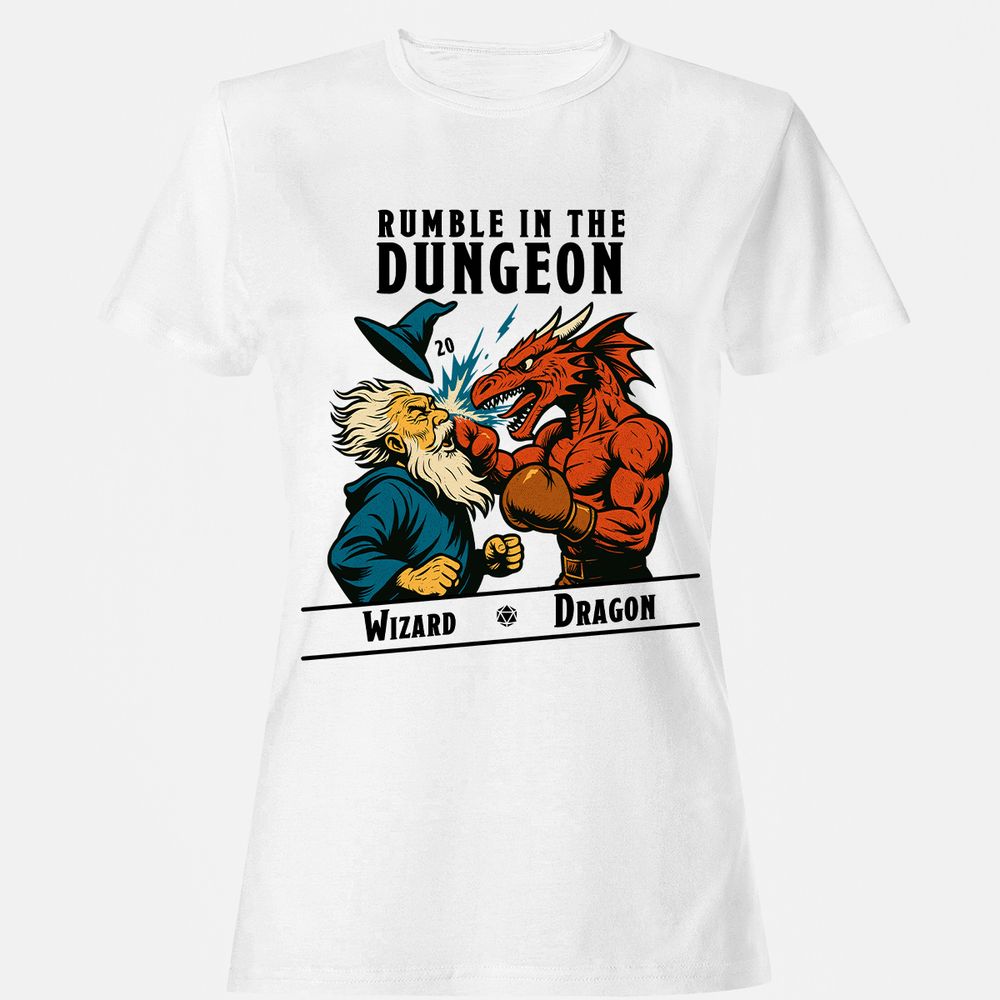 Rumble in the Dungeon Women's T-Shirt - White - 1