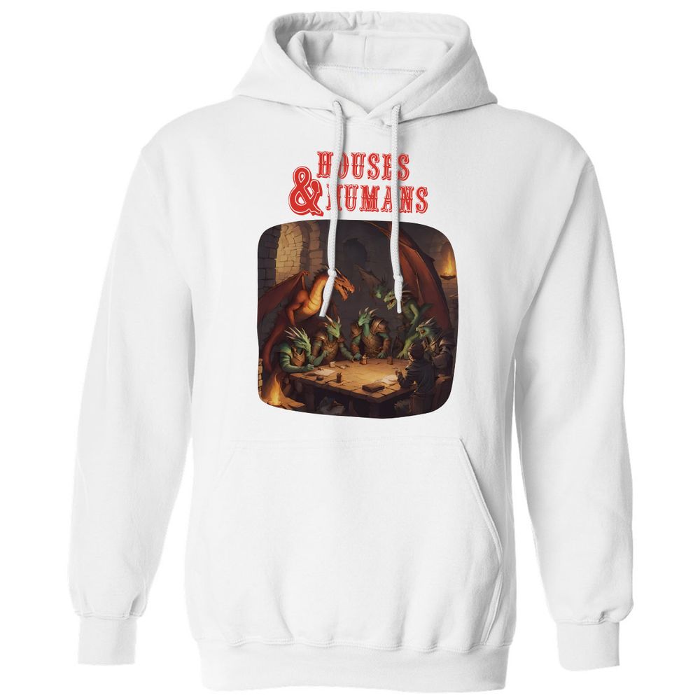 Houses And Humans Classic Unisex Hoodie - White - 1