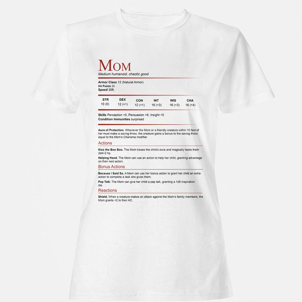 Mom Stats Women's T-Shirt - White - 1