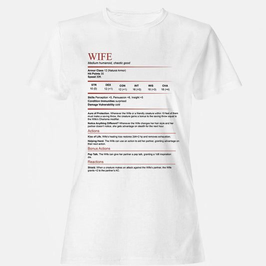 Wife White Women's T-Shirt - White - 1