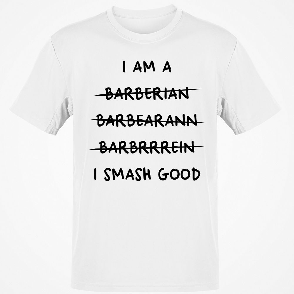 I Am A Barbarian Classic Unisex T-Shirt - White - 1