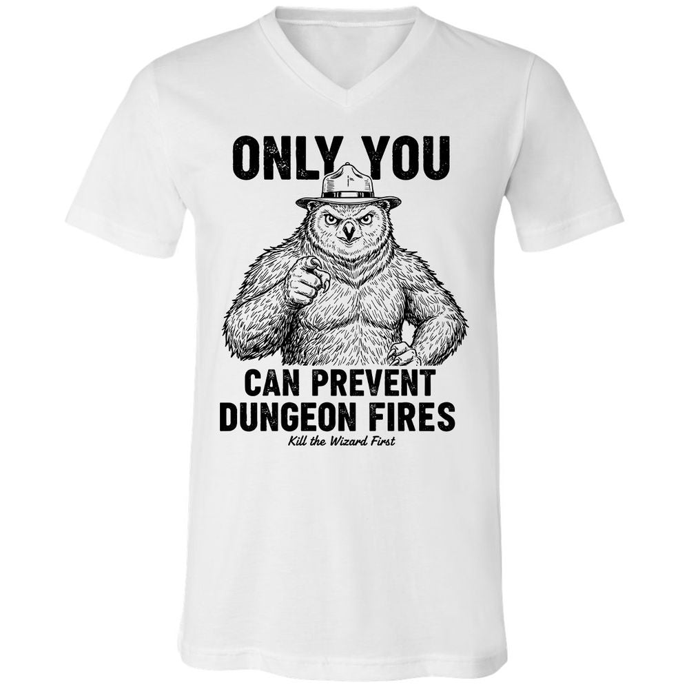 Only You Can Prevent Dungeon Fires - White - 1