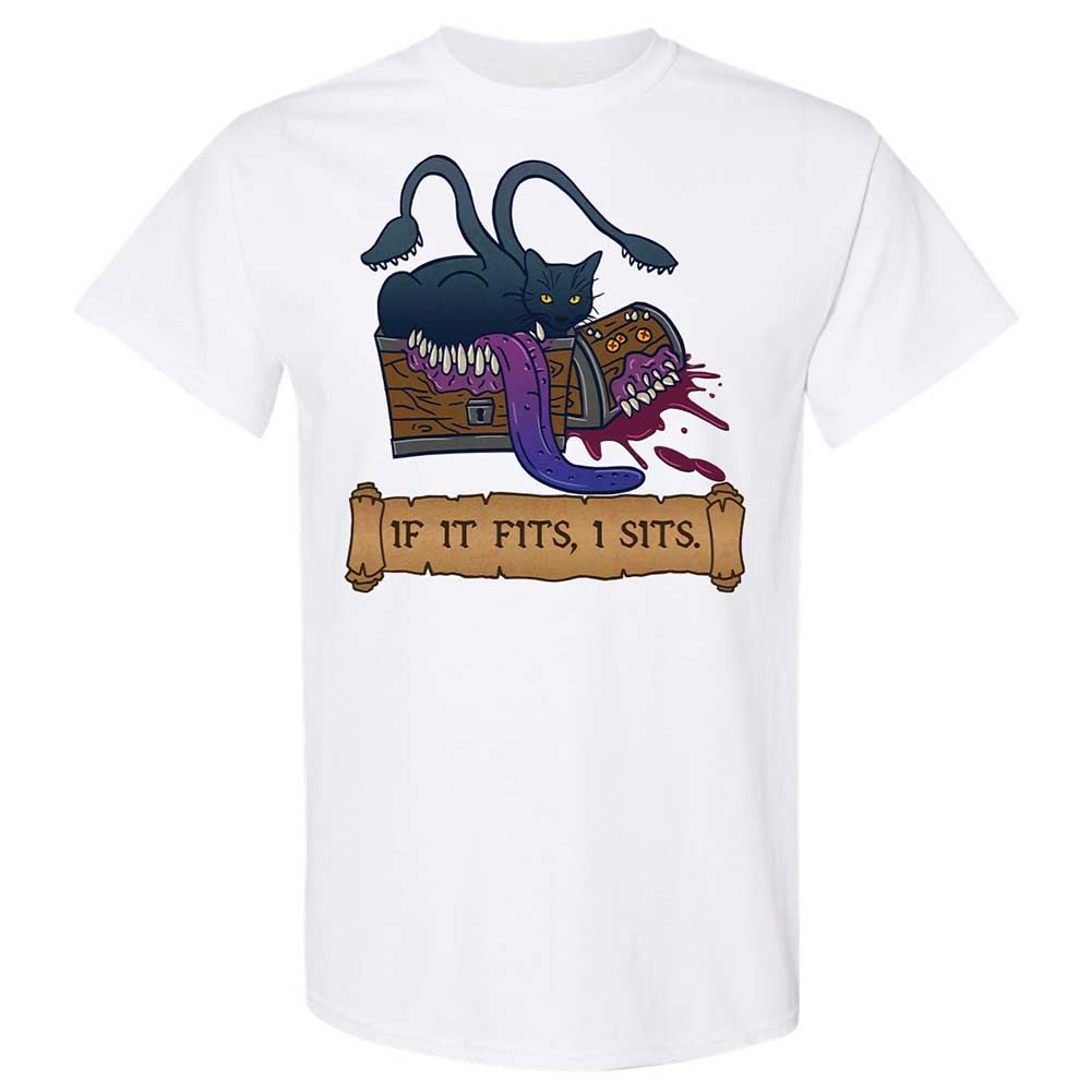 If It Fits I Sits Classic Unisex T-Shirt - White - 1