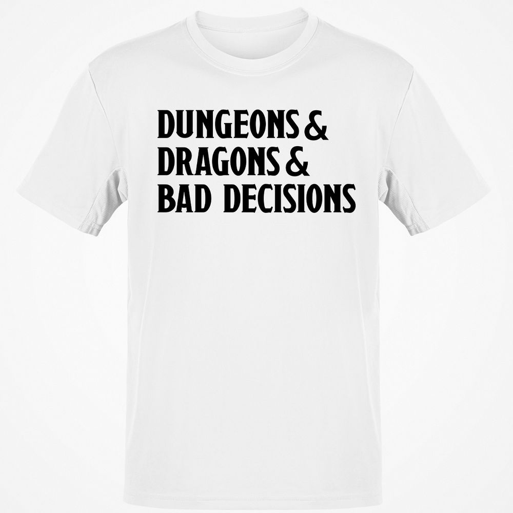 Bad Decisions Classic Unisex T-Shirt - White - 1