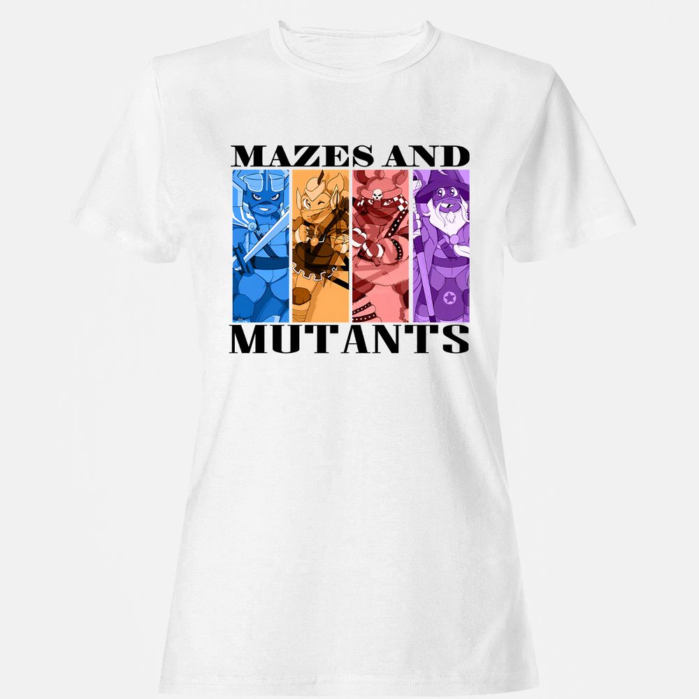 Mazes & Mutants Women's T-Shirt - White - 1