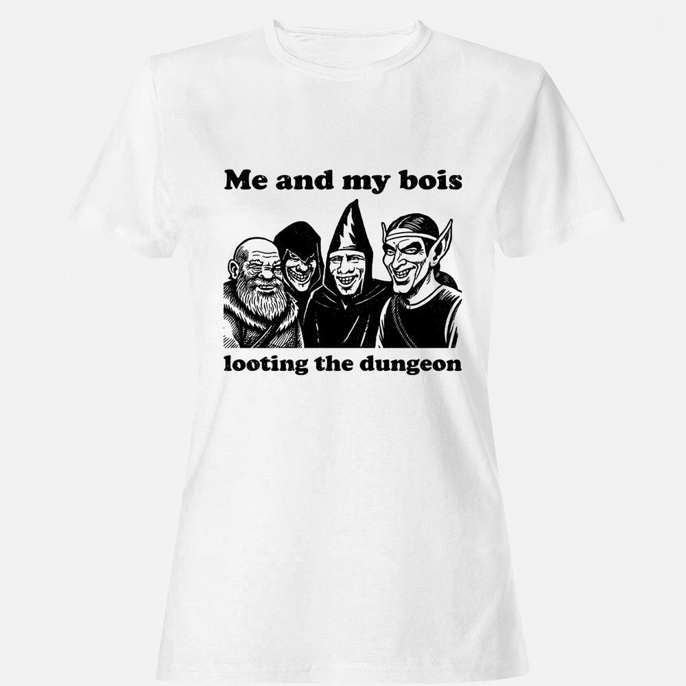 Me and my bois looting the dungeon Women's T-Shirt - White - 1