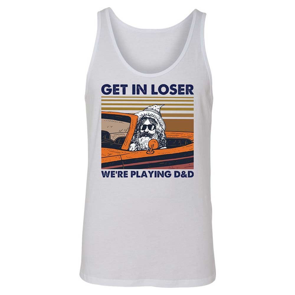 Get in Loser Unisex Jersey Tank - White - 1