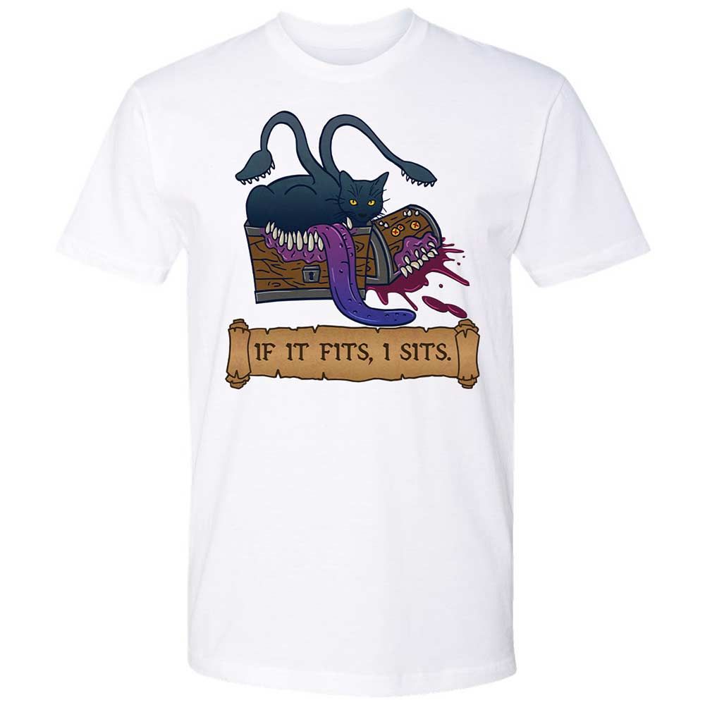 If It Fits I Sits Premium Unisex T-Shirt - White - 1