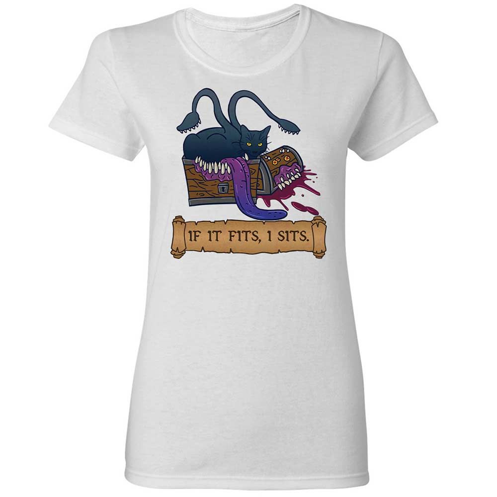 If It Fits I Sits Women's T-Shirt - White - 1