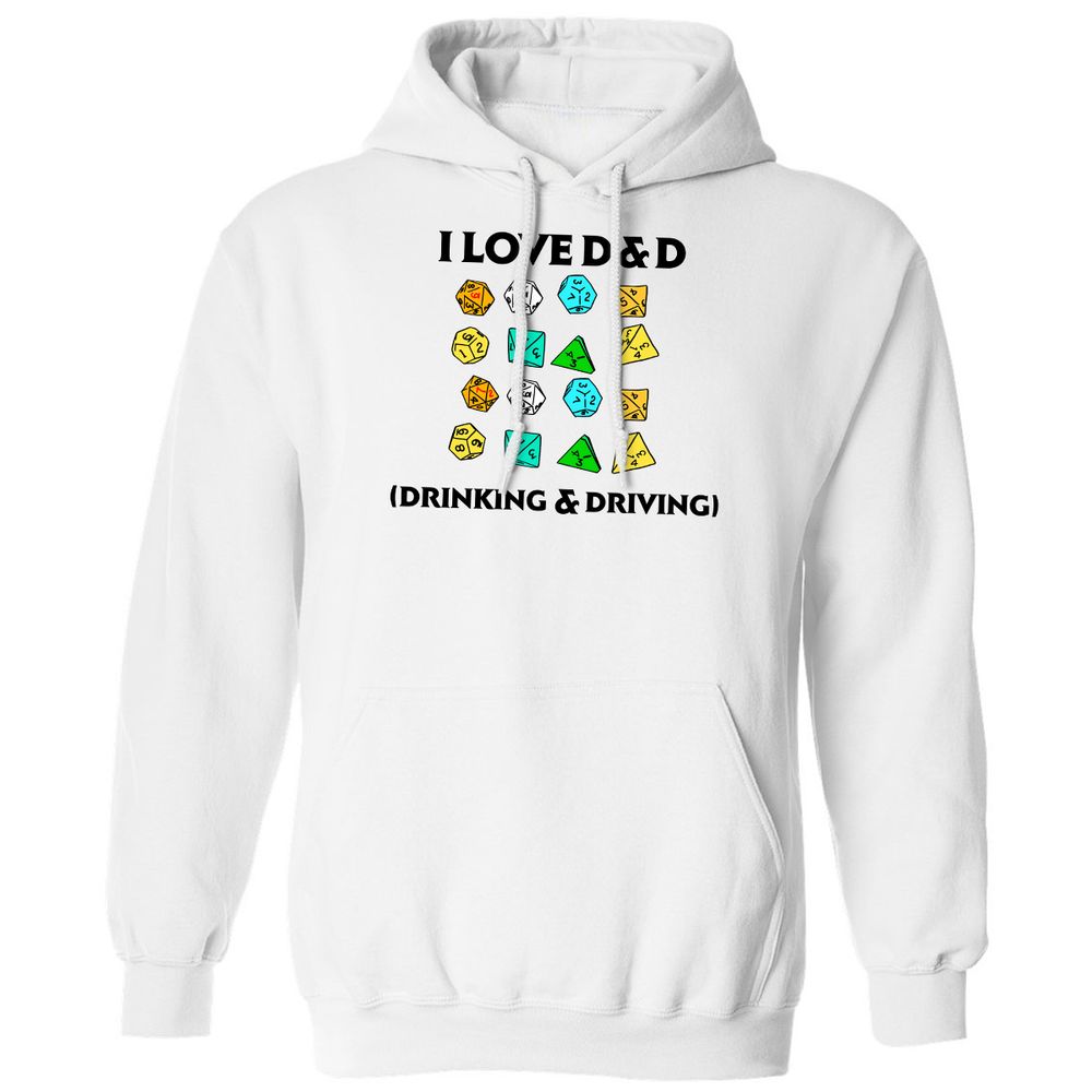 Drinking & Driving Classic Unisex Hoodie - White - 1