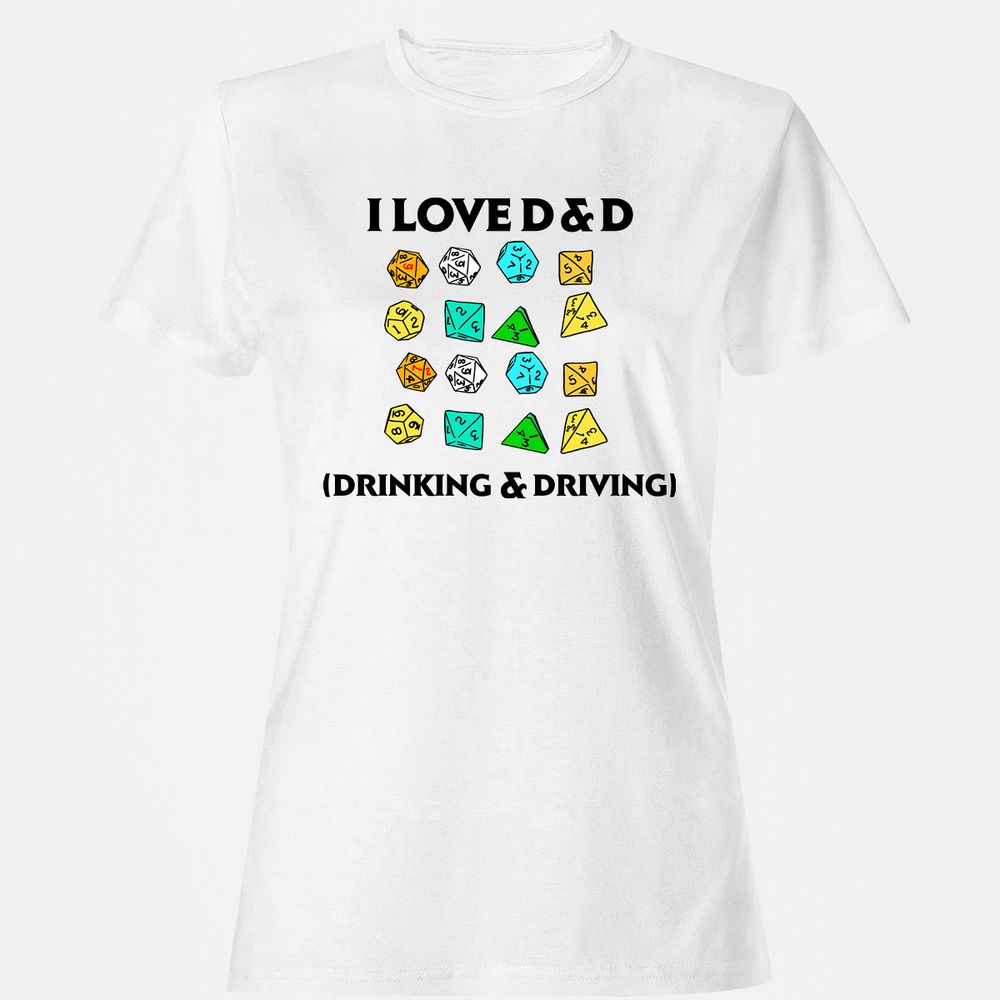 Drinking & Driving Women's T-Shirt - White - 1