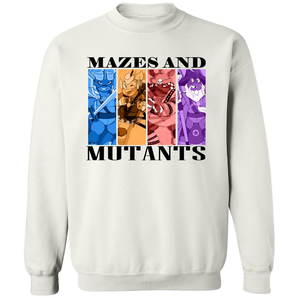 Mazes & Mutants Classic Unisex Sweatshirt - White - 1