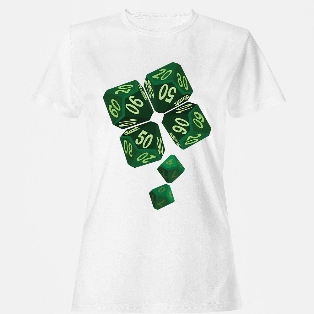 Dice Clover Women's T-Shirt - White - 1