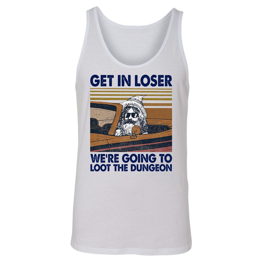 We're Going To Loot The Dragon Unisex Jersey Tank - White - 1