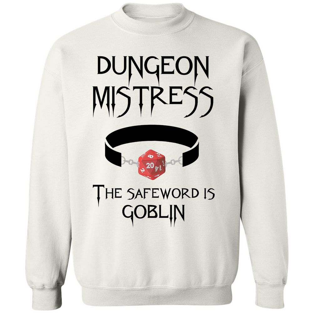 Dungeon Mistress Classic Unisex Sweatshirt - White - 1