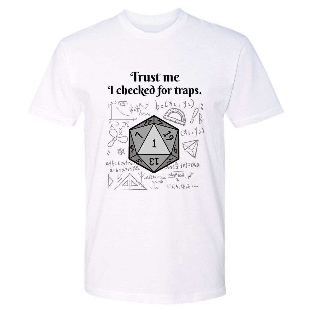 Trust me, I checked for traps. Premium Unisex T-Shirt - White - 1