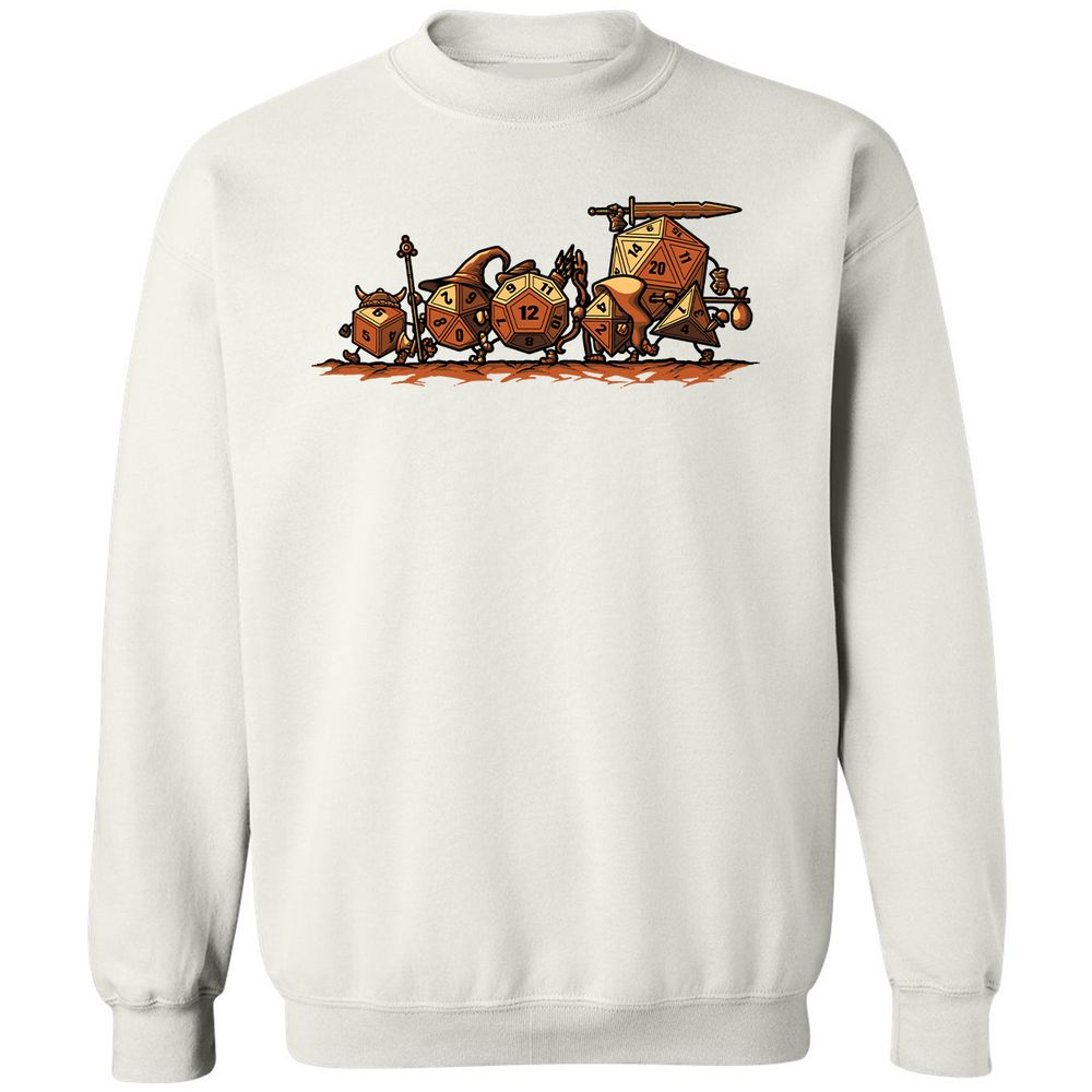 Fellowship Of The Dices Classic Unisex Sweatshirt - White - 1