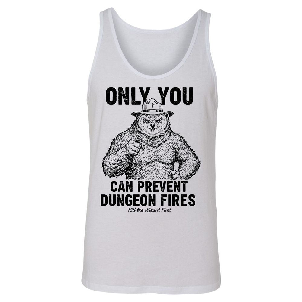 Only You Can Prevent Dungeon Fires - White - 1