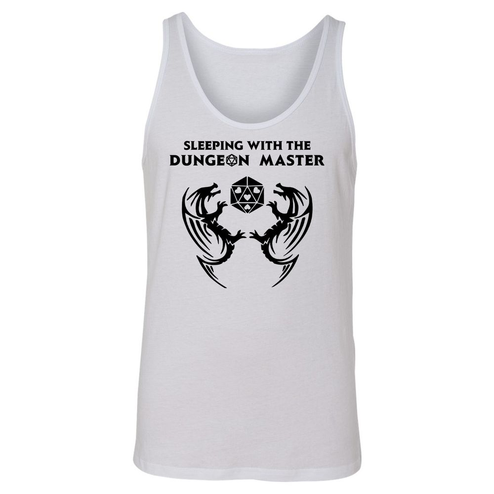 Sleeping With The DM Unisex Jersey Tank - White - 1
