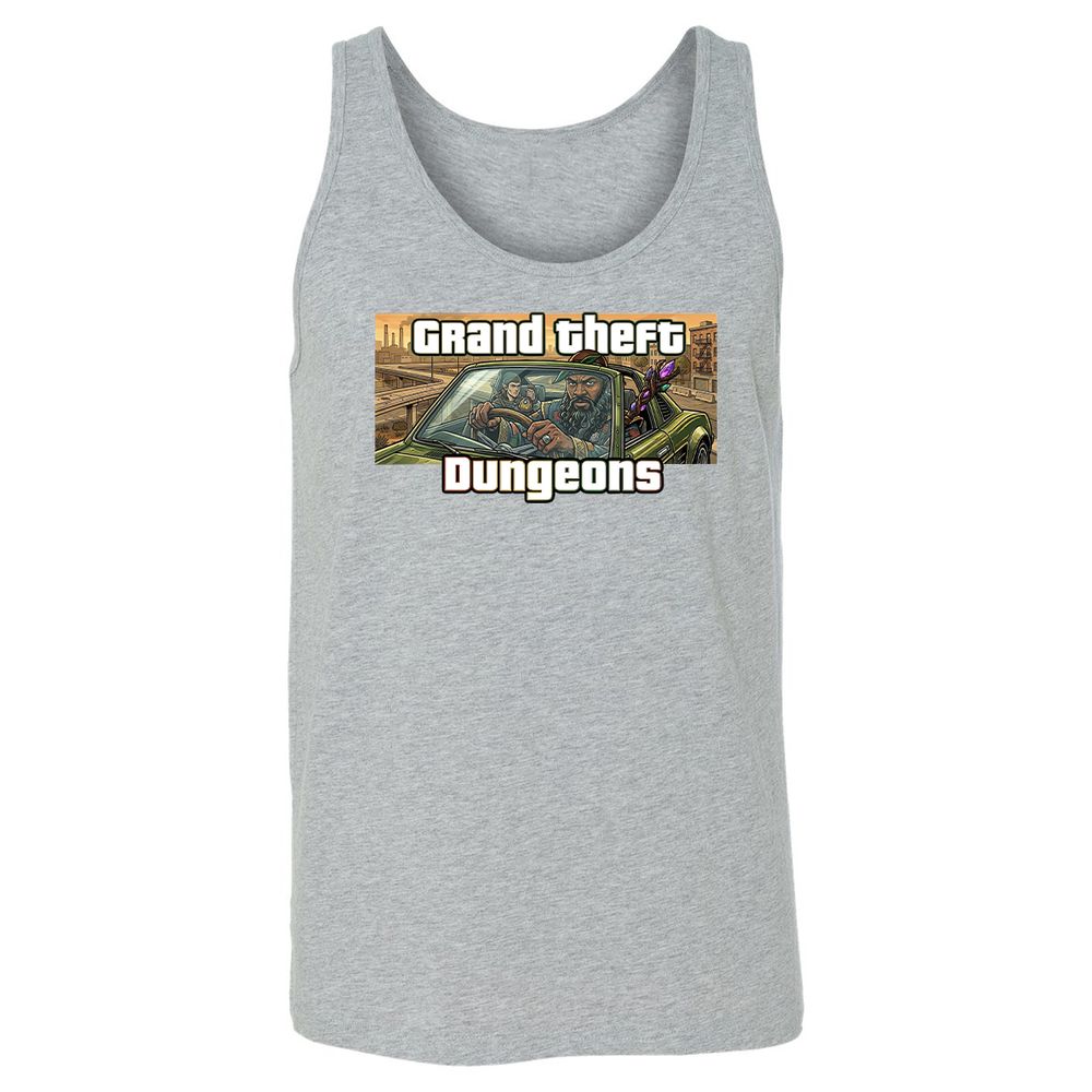 Grand Theft Dungeons Unisex Jersey Tank - Athletic Heather - 10