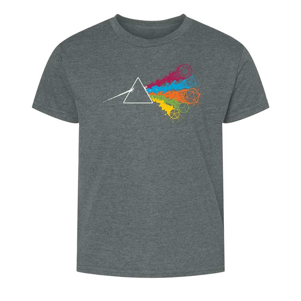 Dark Side Of The Dices Kids T-Shirt - Dark Heather - 10