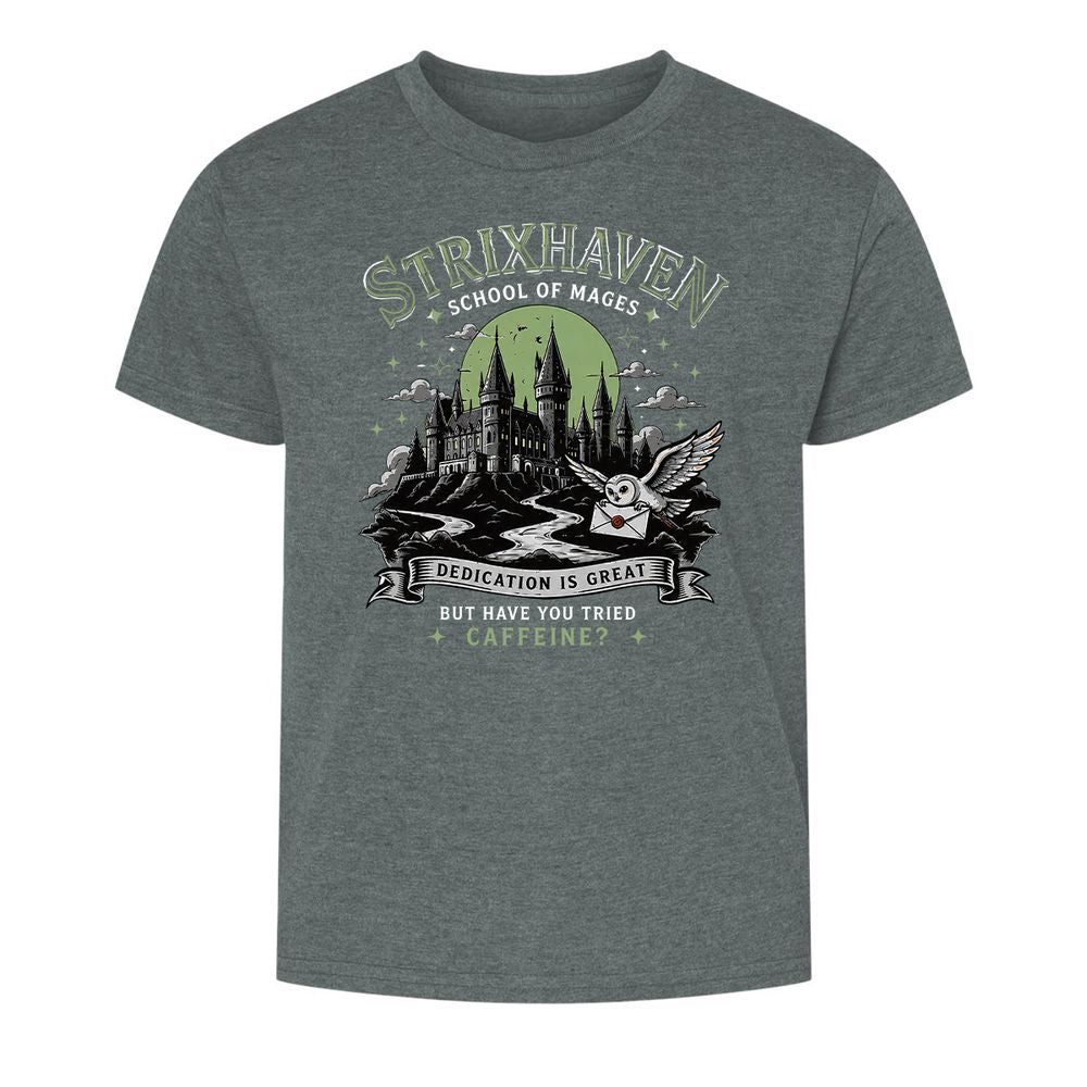 Strixhaven - School Of Mages Kids T-Shirt - Dark Heather - 10