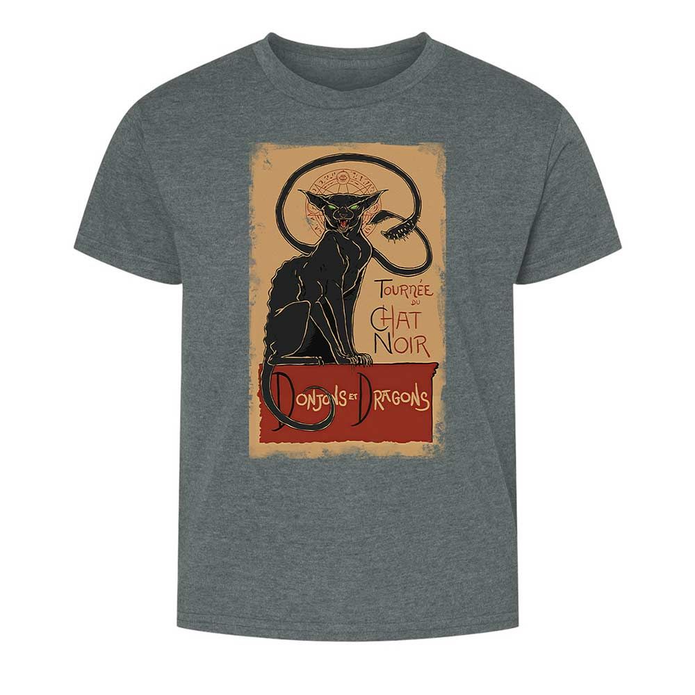 Tournee Du Chat Noir Kids T-Shirt - Dark Heather - 10