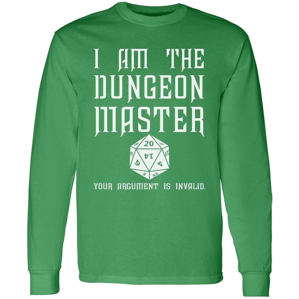 I Am The Dungeon Master - Irish Green - 10