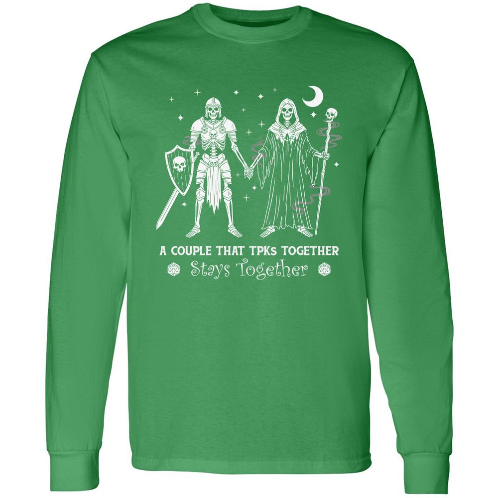 TPK Love – Skeleton Couple - Irish Green - 10