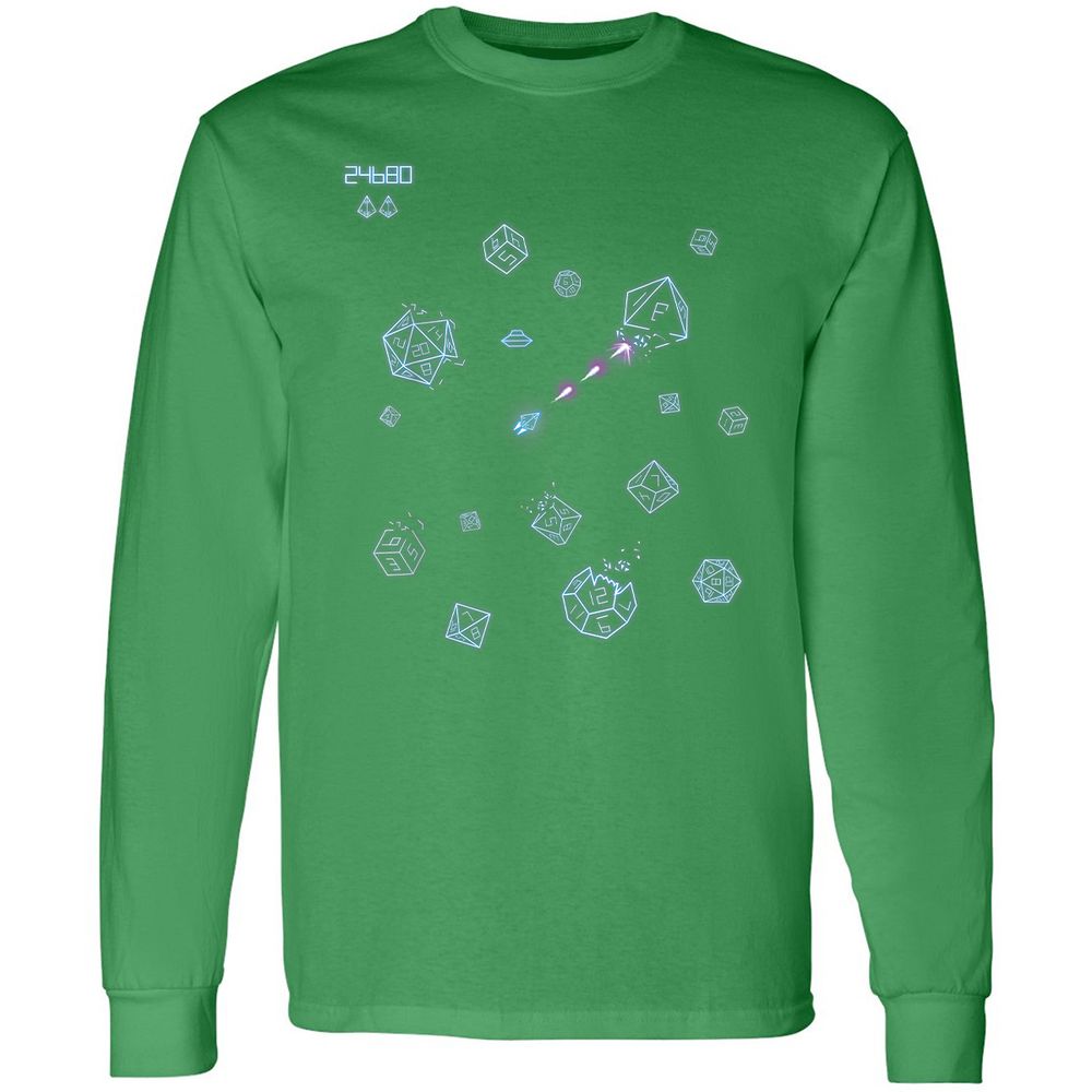 The Dices Game Long Sleeve T-Shirt - Irish Green - 10