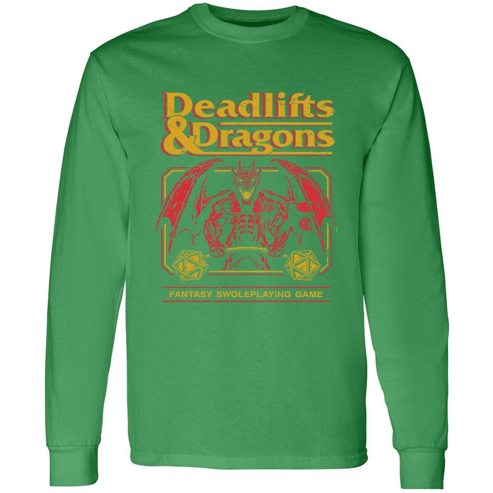 Deadlifts & Dragons - Irish Green - 10