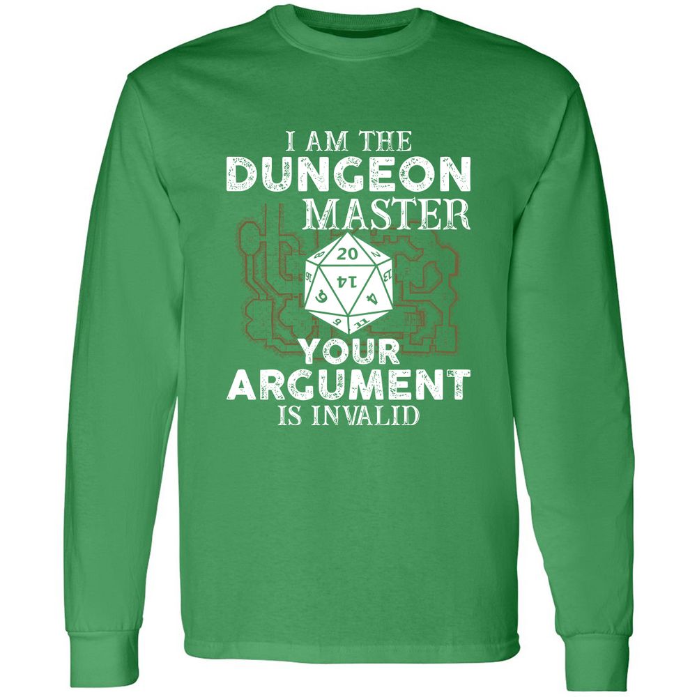 I Am the Dungeon Master – Your Argument Is Invalid - Irish Green - 10