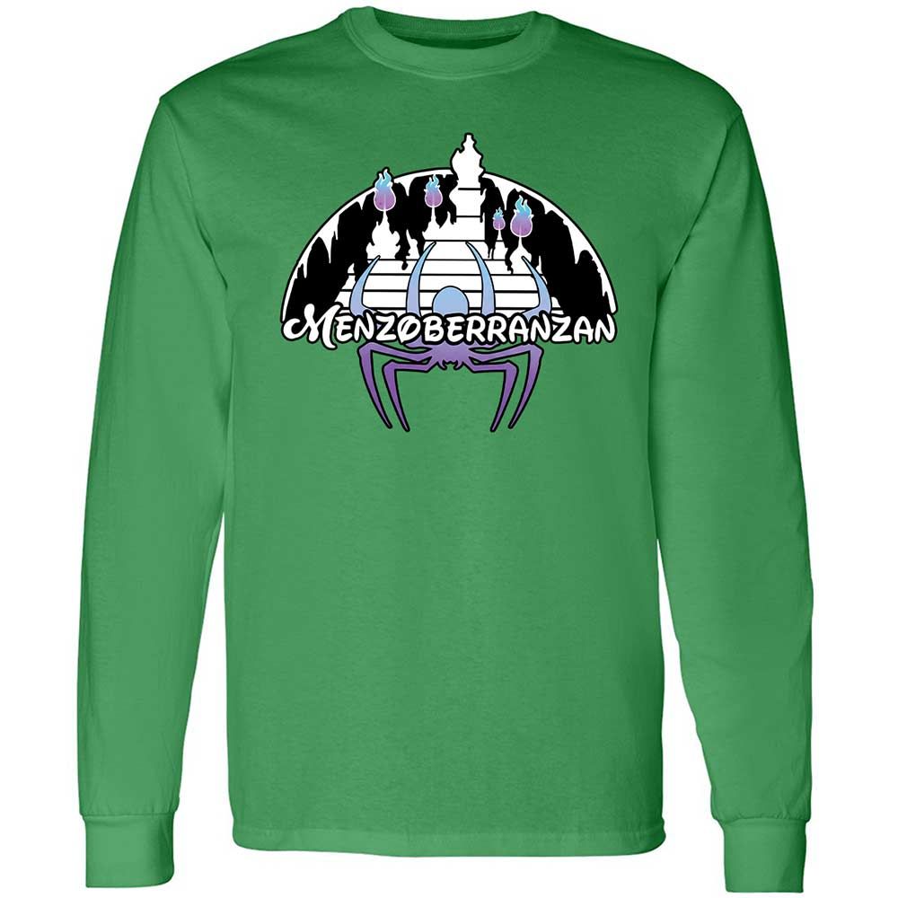 Menzoberranzan Long Sleeve T-Shirt - Irish Green - 10