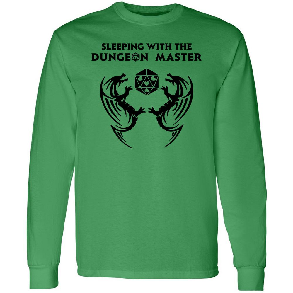 Sleeping With The DM Long Sleeve T-Shirt - Irish Green - 10