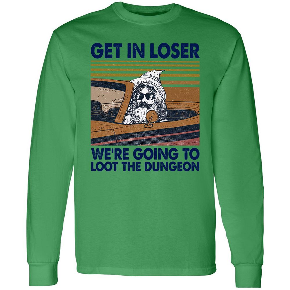 We're Going To Loot The Dragon Long Sleeve T-Shirt - Irish Green - 10