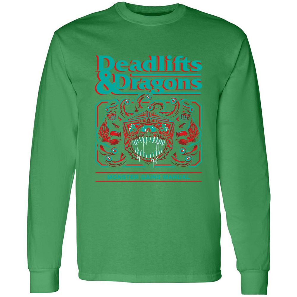 Deadlifts & Dragons Beholder - Irish Green - 10