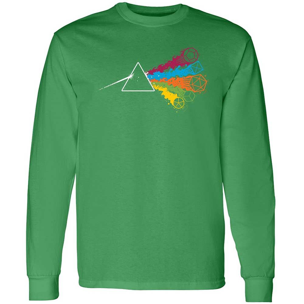 Dark Side Of The Dices Long Sleeve T-Shirt - Irish Green - 10
