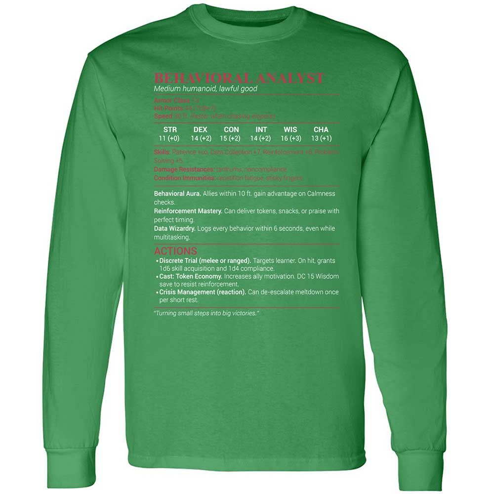 Behavioral Analyst - Irish Green - 10
