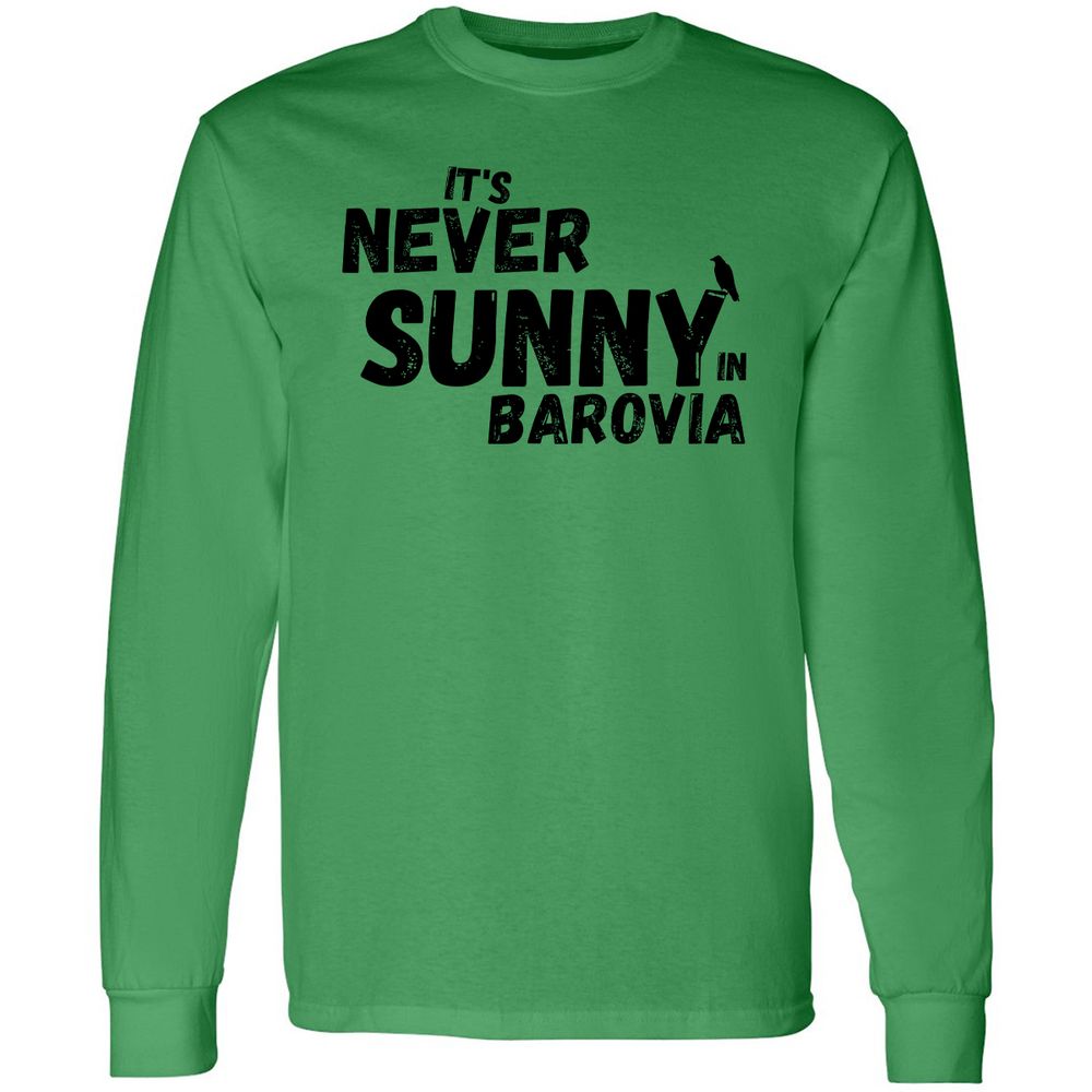 It's Never Sunny In Barovia Long Sleeve T-Shirt - Irish Green - 10