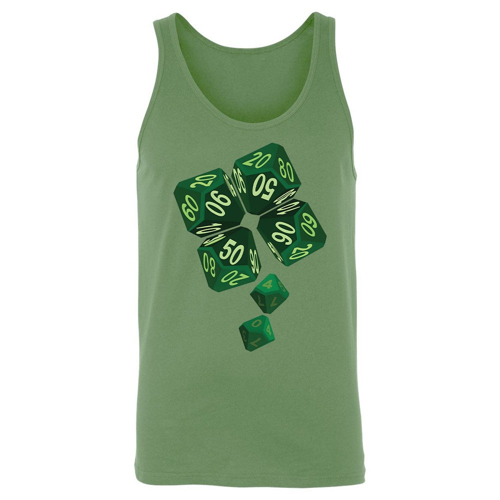 Dice Clover Unisex Jersey Tank - Leaf - 10