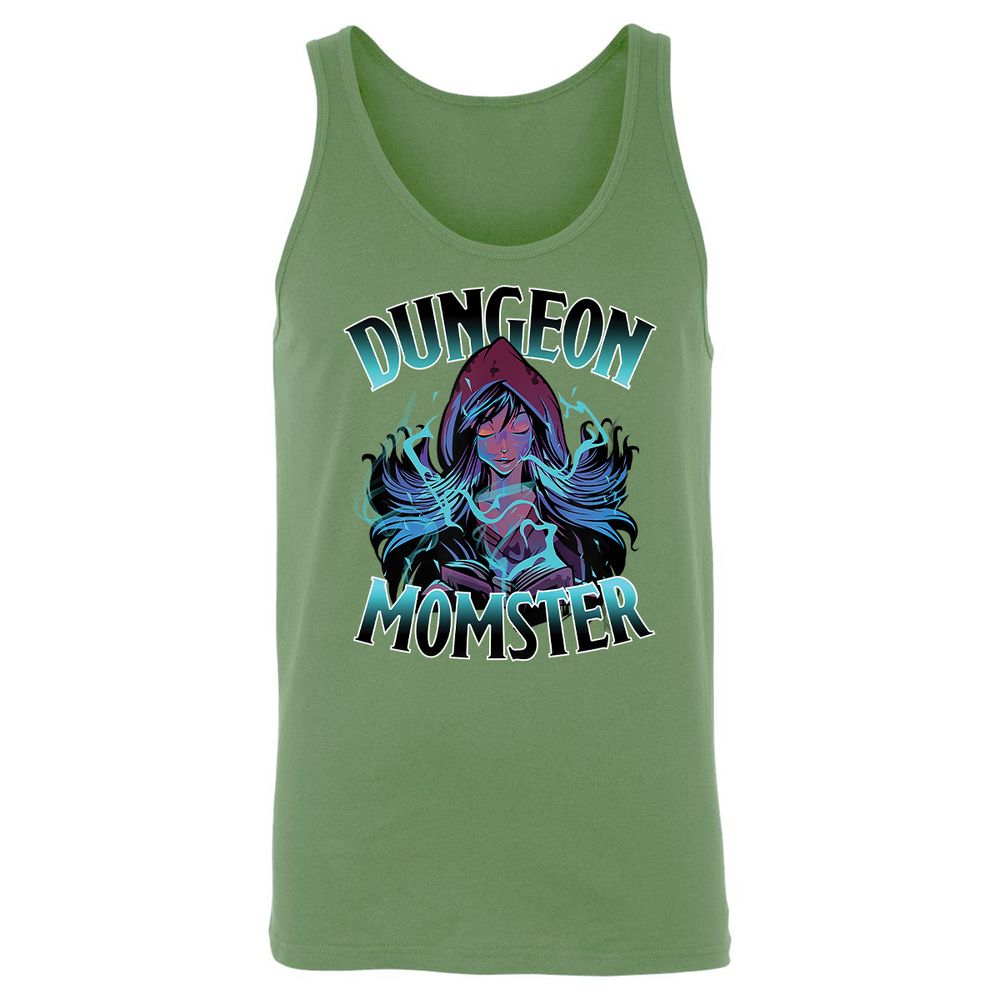 Dungeon Momster Unisex Jersey Tank - Leaf - 10