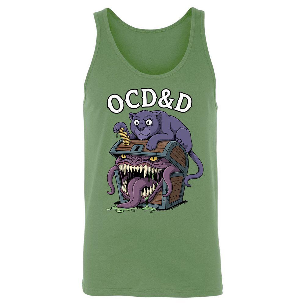 OCD&D Unisex Jersey Tank - Leaf - 10
